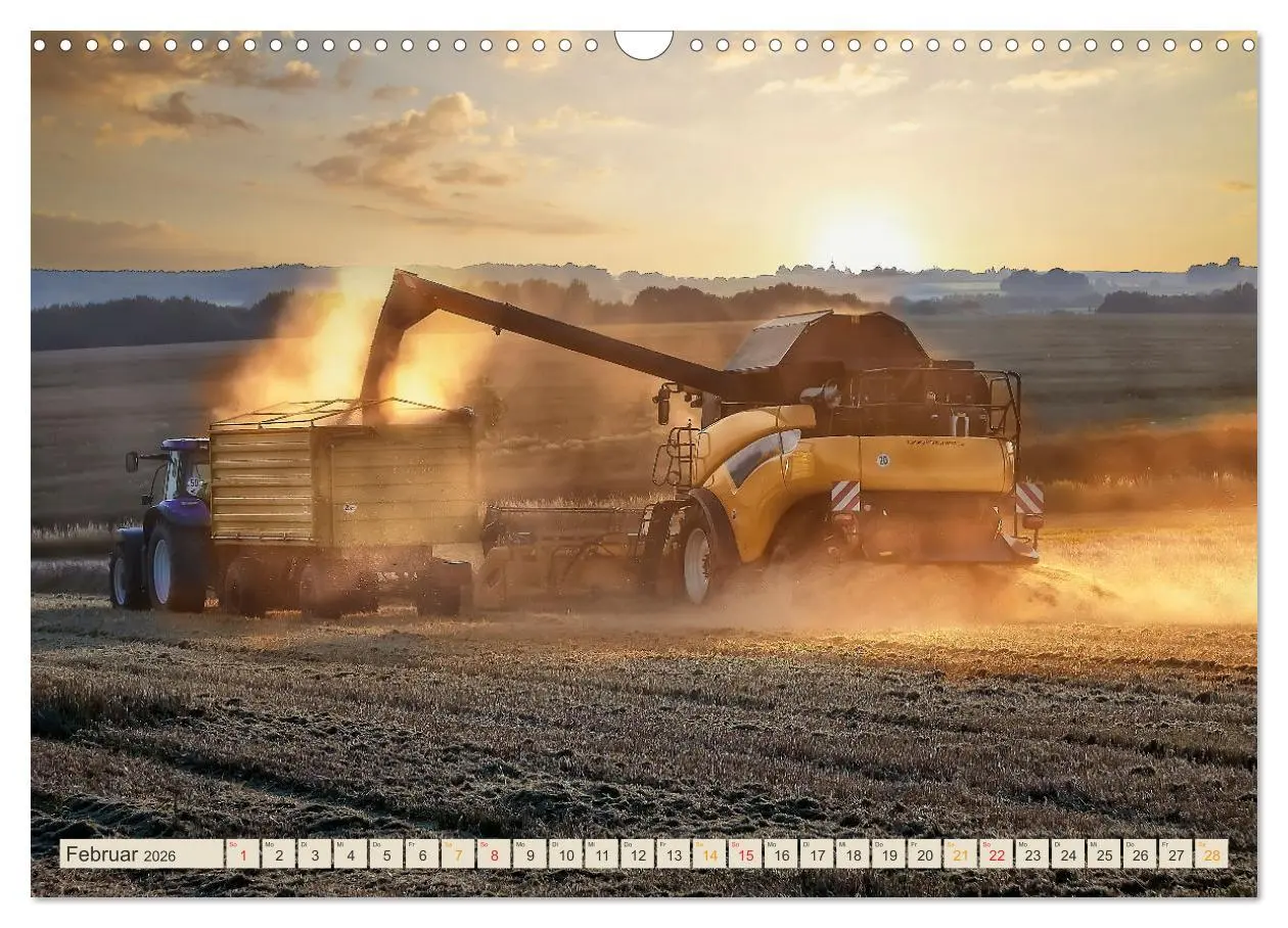 Bild: 9783457553411 | Mähdrescher - autonom unterwegs (Wandkalender 2026 DIN A3 quer),...