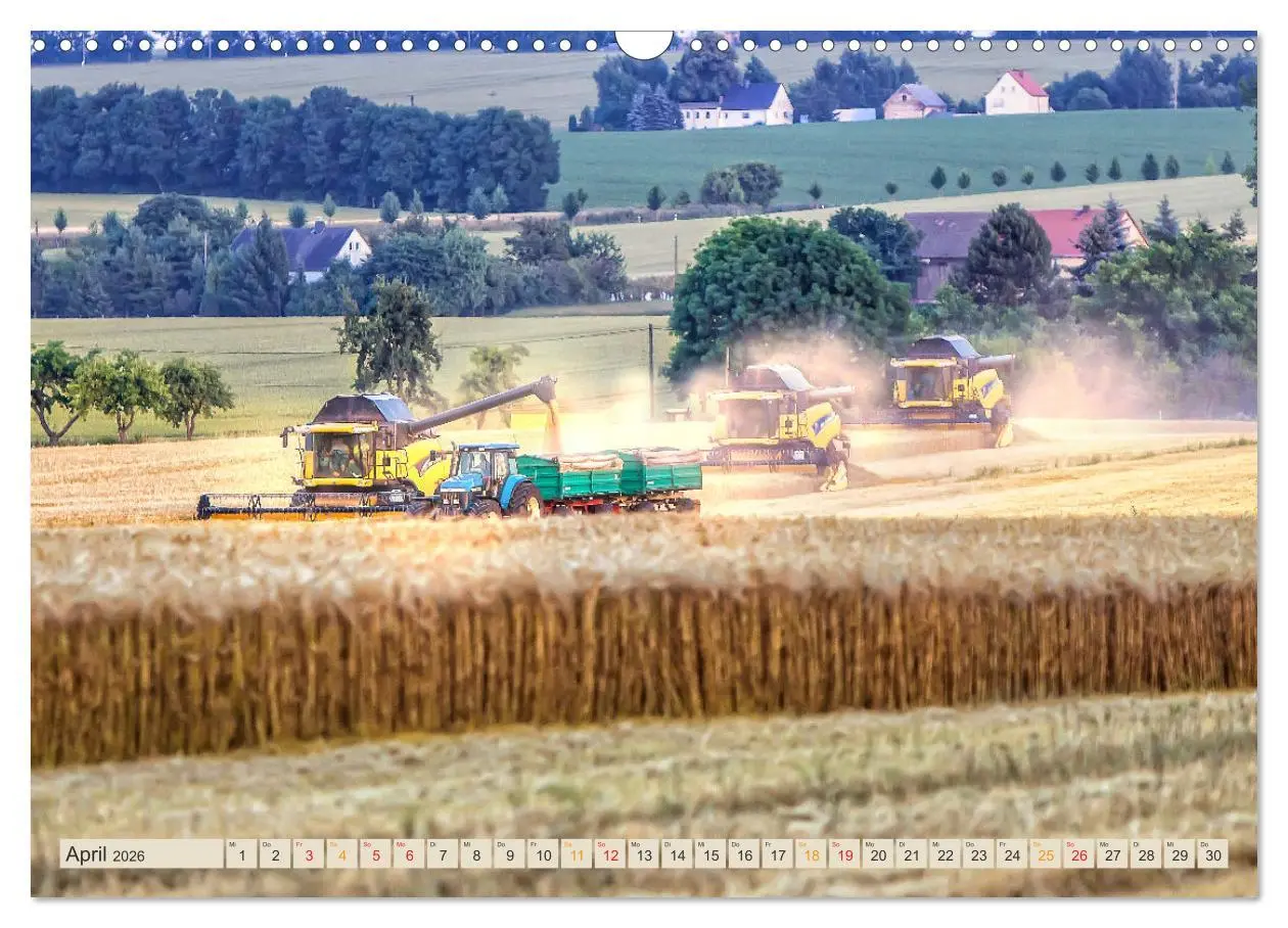 Bild: 9783457553411 | Mähdrescher - autonom unterwegs (Wandkalender 2026 DIN A3 quer),...