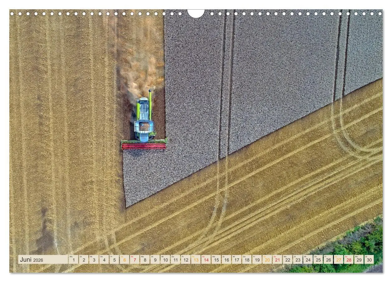 Bild: 9783457553411 | Mähdrescher - autonom unterwegs (Wandkalender 2026 DIN A3 quer),...