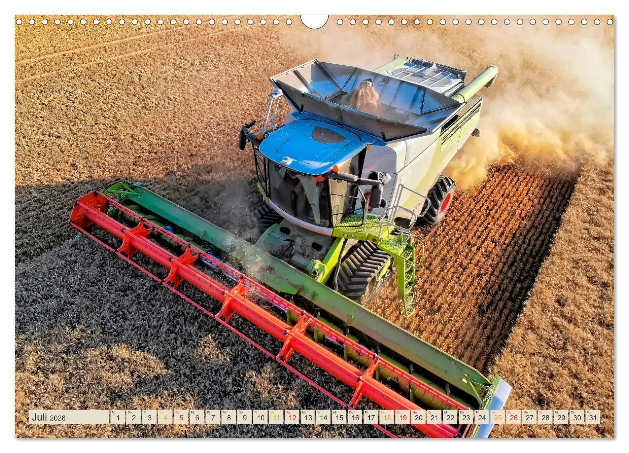 Bild: 9783457553411 | Mähdrescher - autonom unterwegs (Wandkalender 2026 DIN A3 quer),...