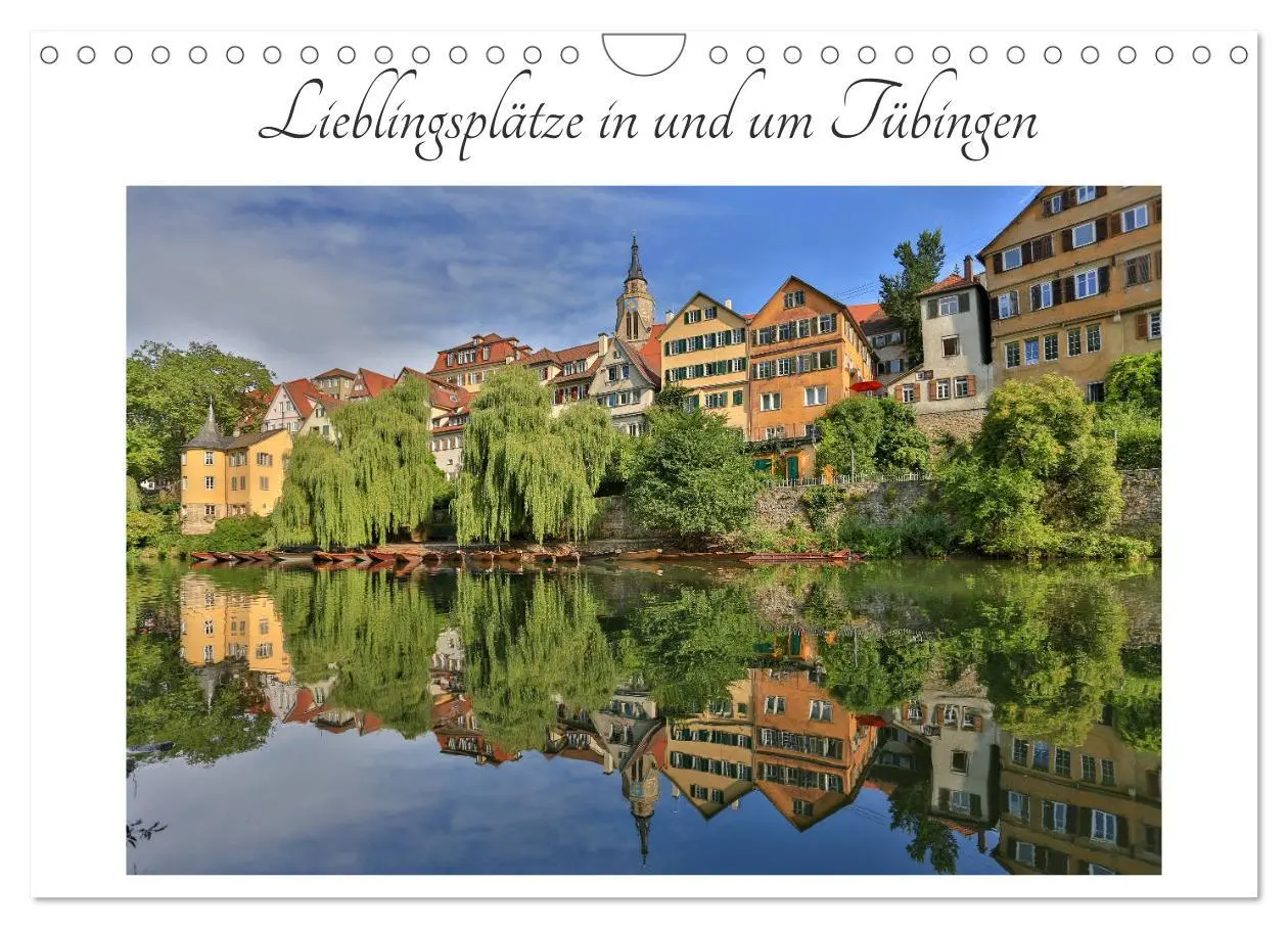 Cover: 9783457793411 | Lieblingsplätze in und um Tübingen (Wandkalender 2026 DIN A4 quer),...