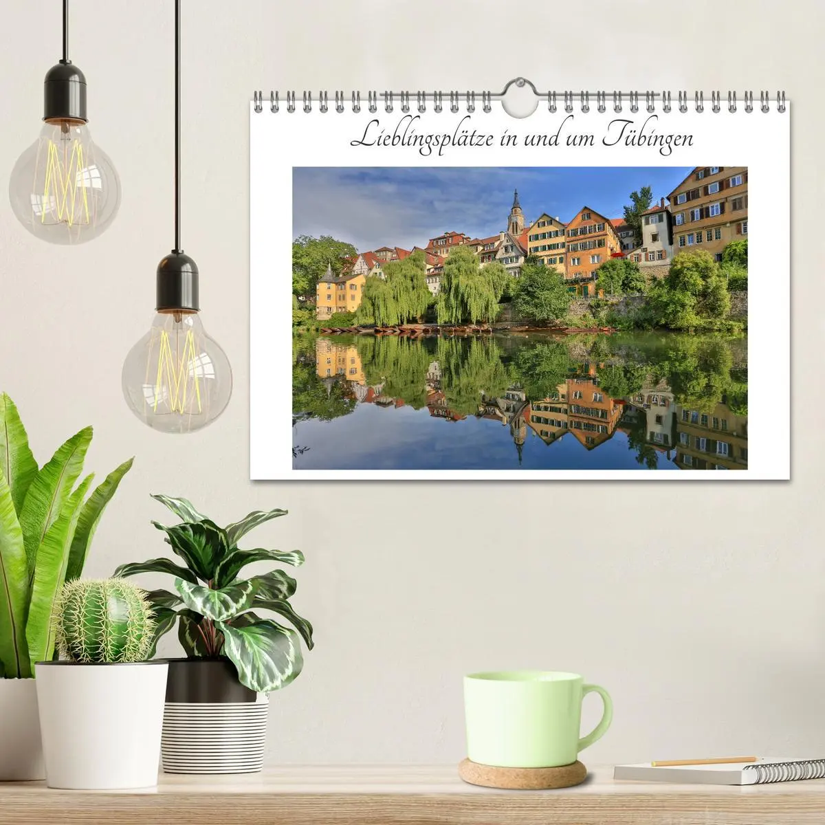Bild: 9783457793411 | Lieblingsplätze in und um Tübingen (Wandkalender 2026 DIN A4 quer),...