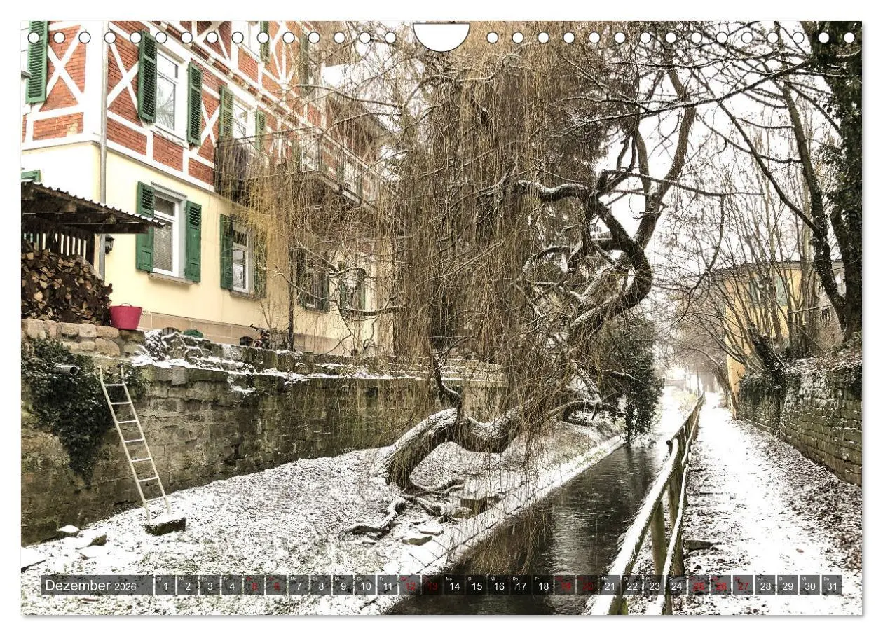 Bild: 9783457793411 | Lieblingsplätze in und um Tübingen (Wandkalender 2026 DIN A4 quer),...