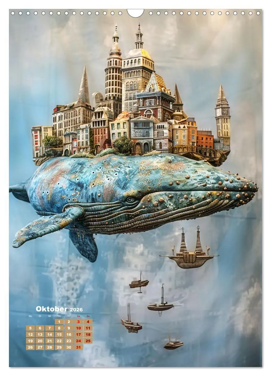 Bild: 9783516263411 | Surrealismus (Wandkalender 2026 DIN A3 hoch), CALVENDO Monatskalender