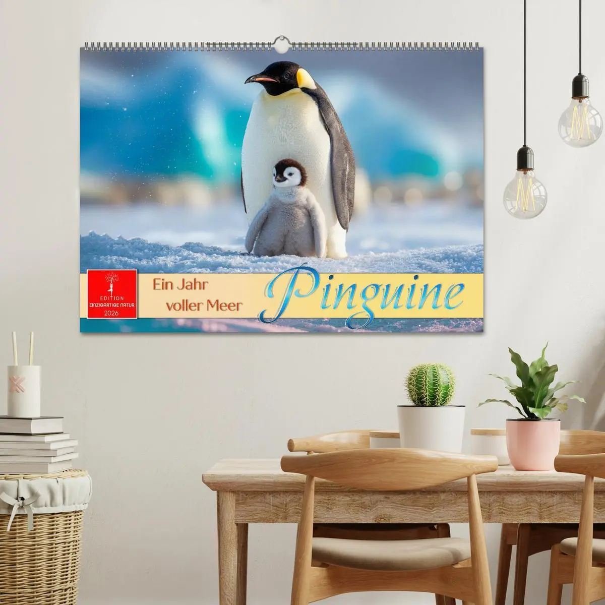 Bild: 9783516643411 | Pinguine - ein Jahr voller Meer (Wandkalender 2026 DIN A2 quer),...