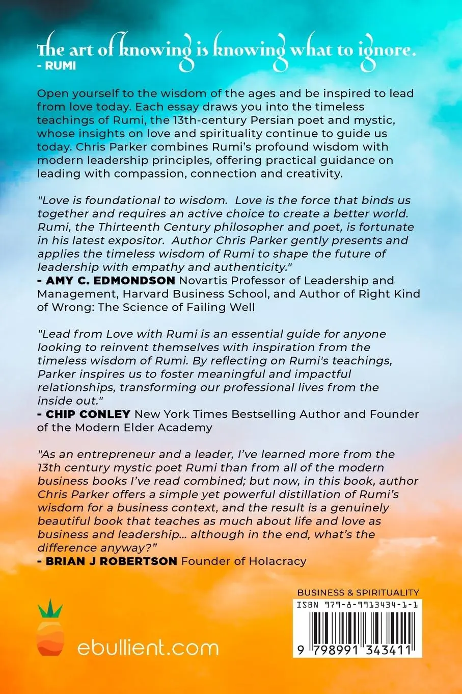 Rückseite: 9798991343411 | Lead from Love with Rumi | Chris Parker | Taschenbuch | Englisch