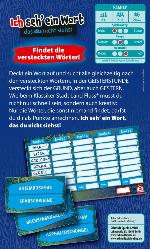 Bild: 4001504513511 | Ich seh' ein Wort | Bring-Mich-Mit-Spiel in Metallbox | Spiel | 51351