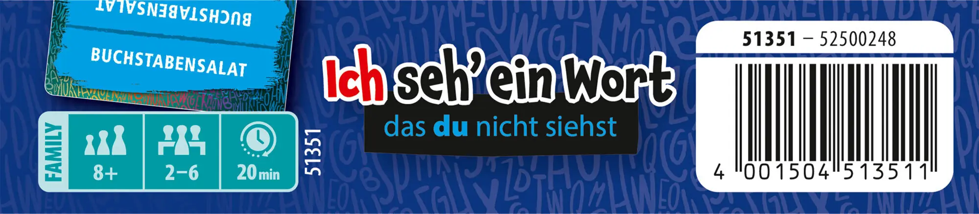 Bild: 4001504513511 | Ich seh' ein Wort | Bring-Mich-Mit-Spiel in Metallbox | Spiel | 51351