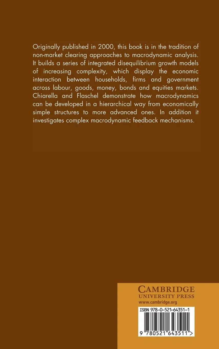 Rückseite: 9780521643511 | The Dynamics of Keynesian Monetary Growth | Macro Foundations | Buch
