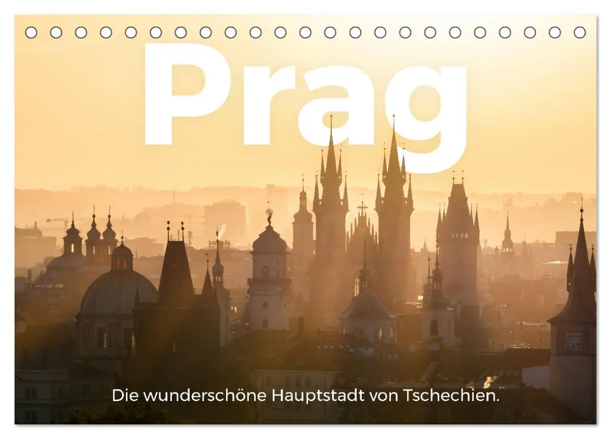 Cover: 9783457613511 | Prag - Die wunderschöne Hauptstadt von Tschechien. (Tischkalender...