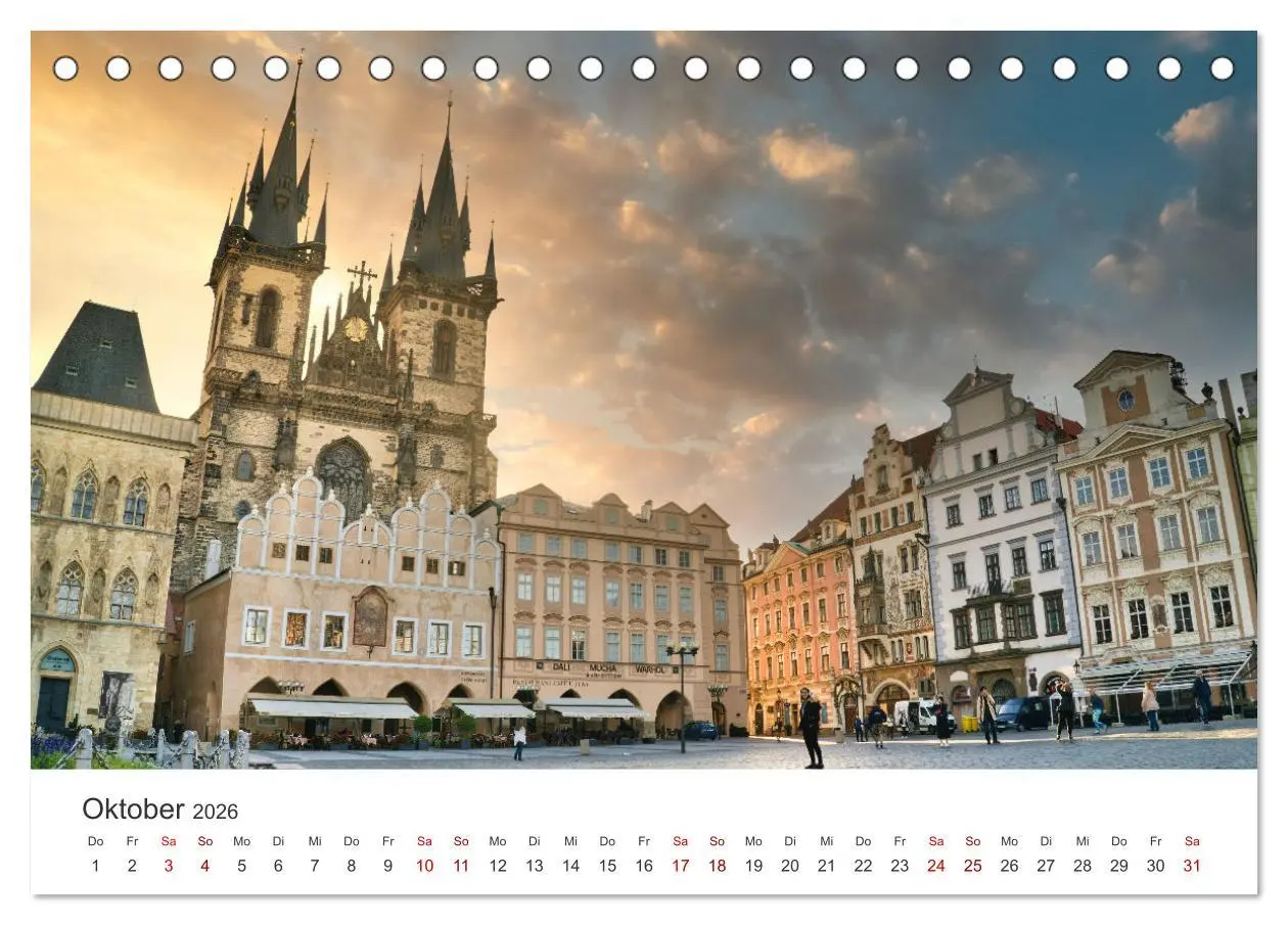 Bild: 9783457613511 | Prag - Die wunderschöne Hauptstadt von Tschechien. (Tischkalender...