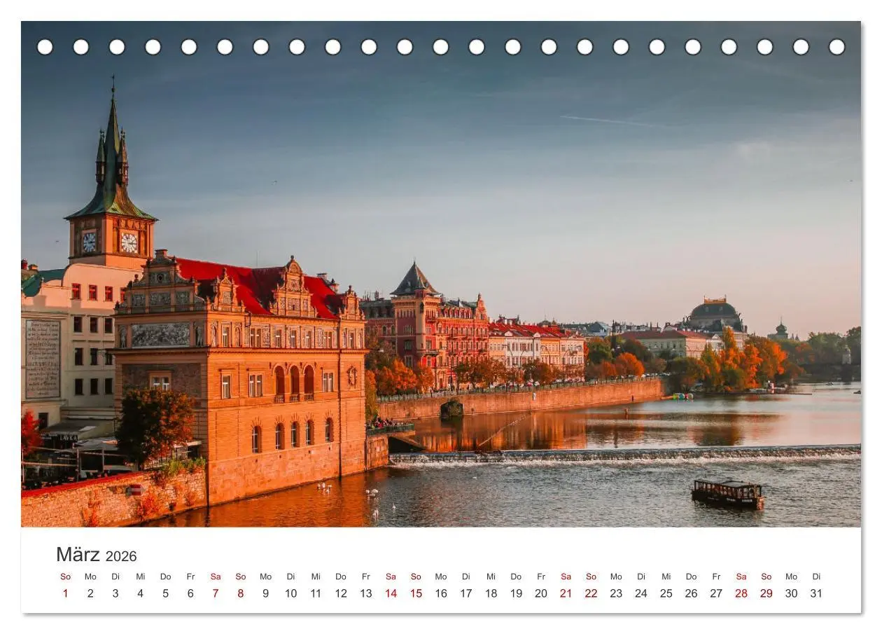 Bild: 9783457613511 | Prag - Die wunderschöne Hauptstadt von Tschechien. (Tischkalender...