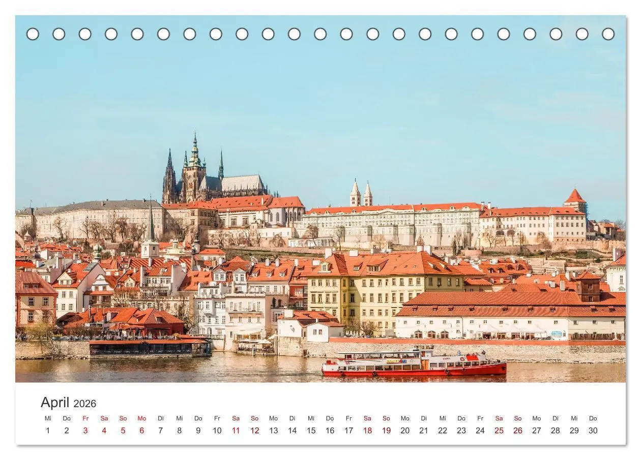 Bild: 9783457613511 | Prag - Die wunderschöne Hauptstadt von Tschechien. (Tischkalender...