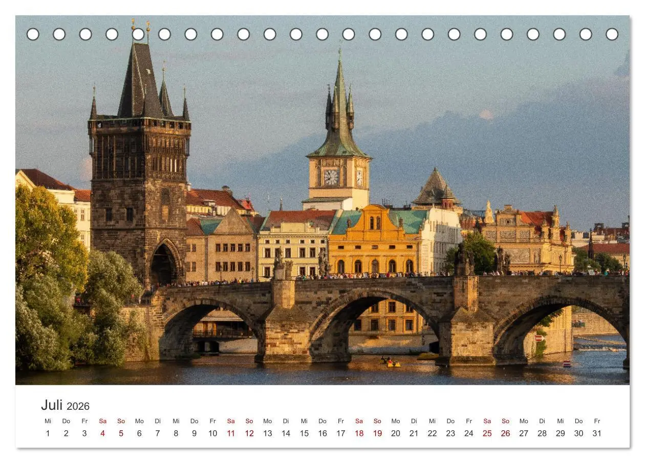 Bild: 9783457613511 | Prag - Die wunderschöne Hauptstadt von Tschechien. (Tischkalender...