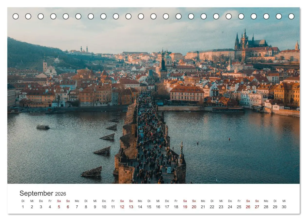 Bild: 9783457613511 | Prag - Die wunderschöne Hauptstadt von Tschechien. (Tischkalender...