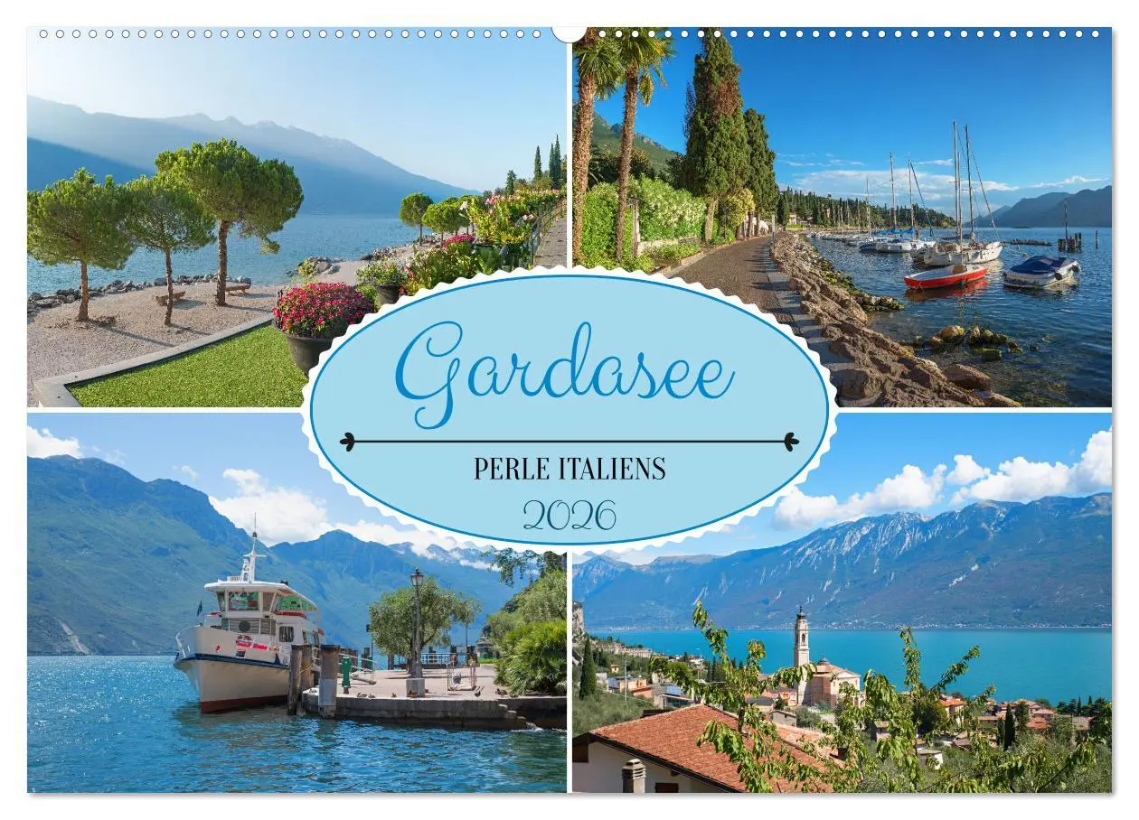 Cover: 9783457853511 | Gardasee - Perle Italiens (Wandkalender 2026 DIN A2 quer), CALVENDO...