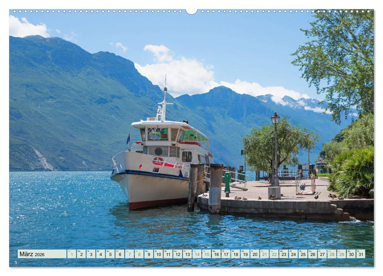 Bild: 9783457853511 | Gardasee - Perle Italiens (Wandkalender 2026 DIN A2 quer), CALVENDO...