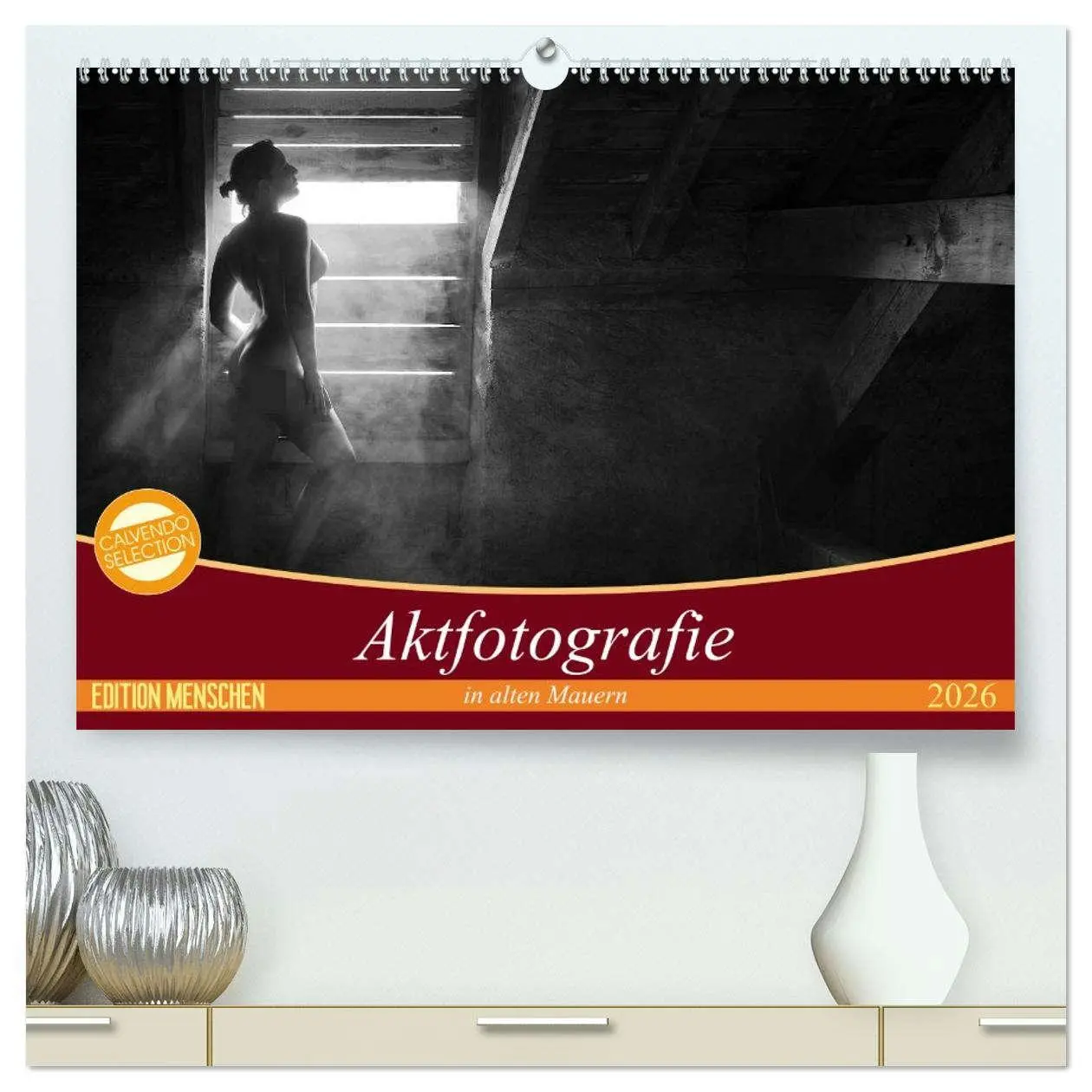 Cover: 9783516183511 | Aktfotografie in alten Mauern (hochwertiger Premium Wandkalender...