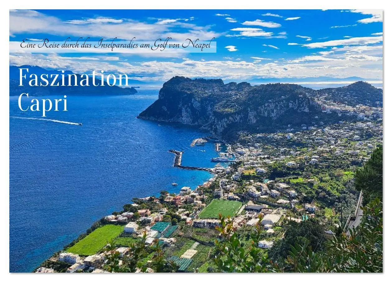 Cover: 9783516633511 | Faszinierendes Capri (Tischkalender 2026 DIN A5 quer), CALVENDO...