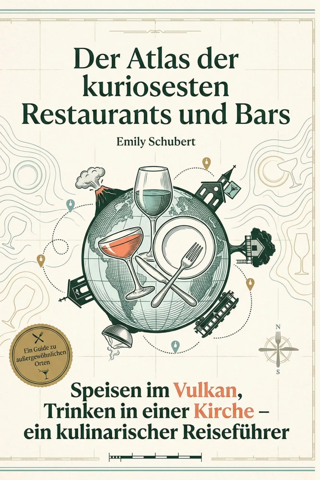 Cover: 9783695383511 | Der Atlas der kuriosesten Restaurants und Bars | Emily Schubert | Buch
