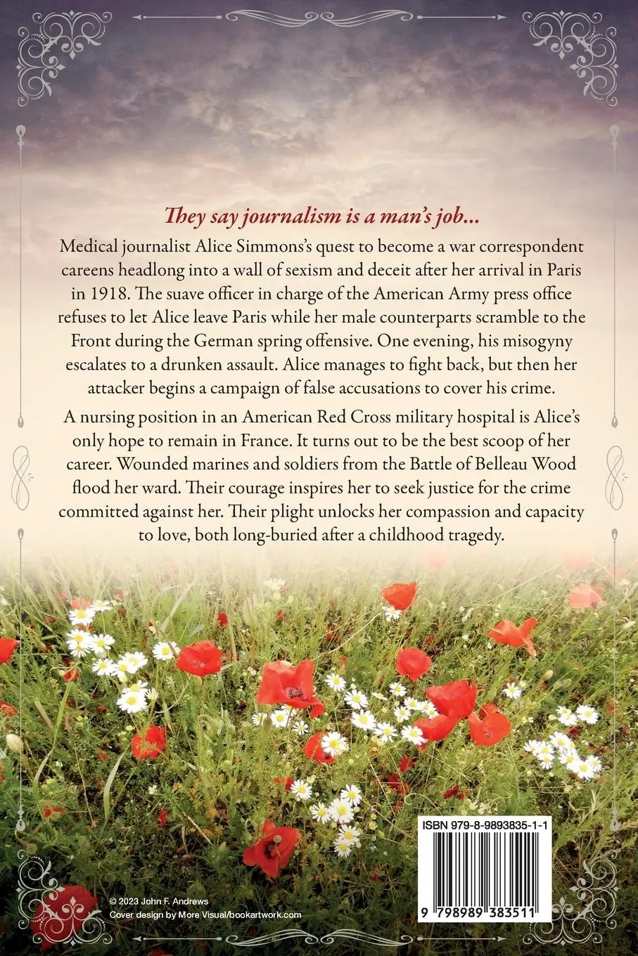 Rückseite: 9798989383511 | An American Nurse in Paris | Novels of the Great War | John F Andrews