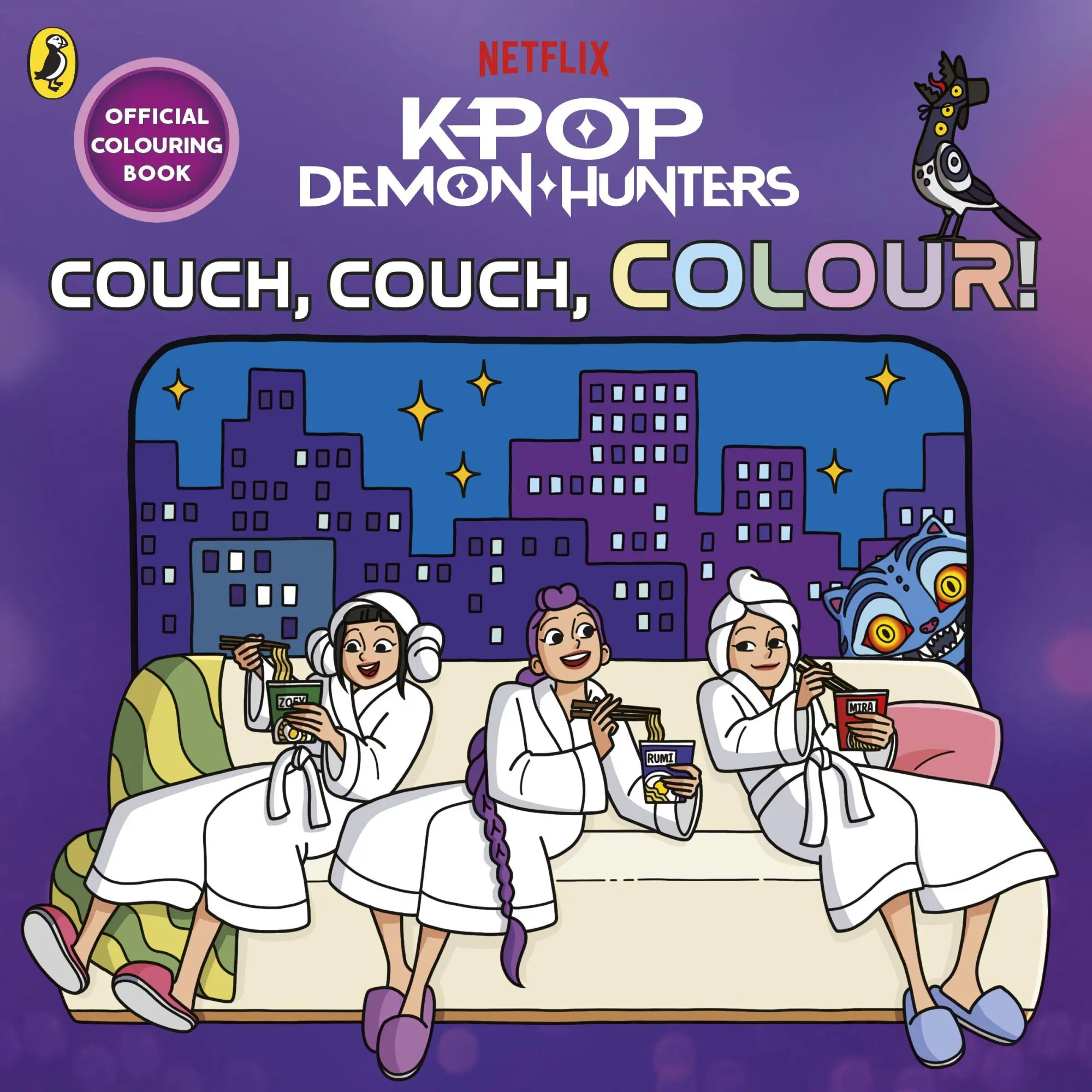 Cover: 9780241843611 | KPop Demon Hunters: Couch, Couch, Colour!: Official Colouring Book