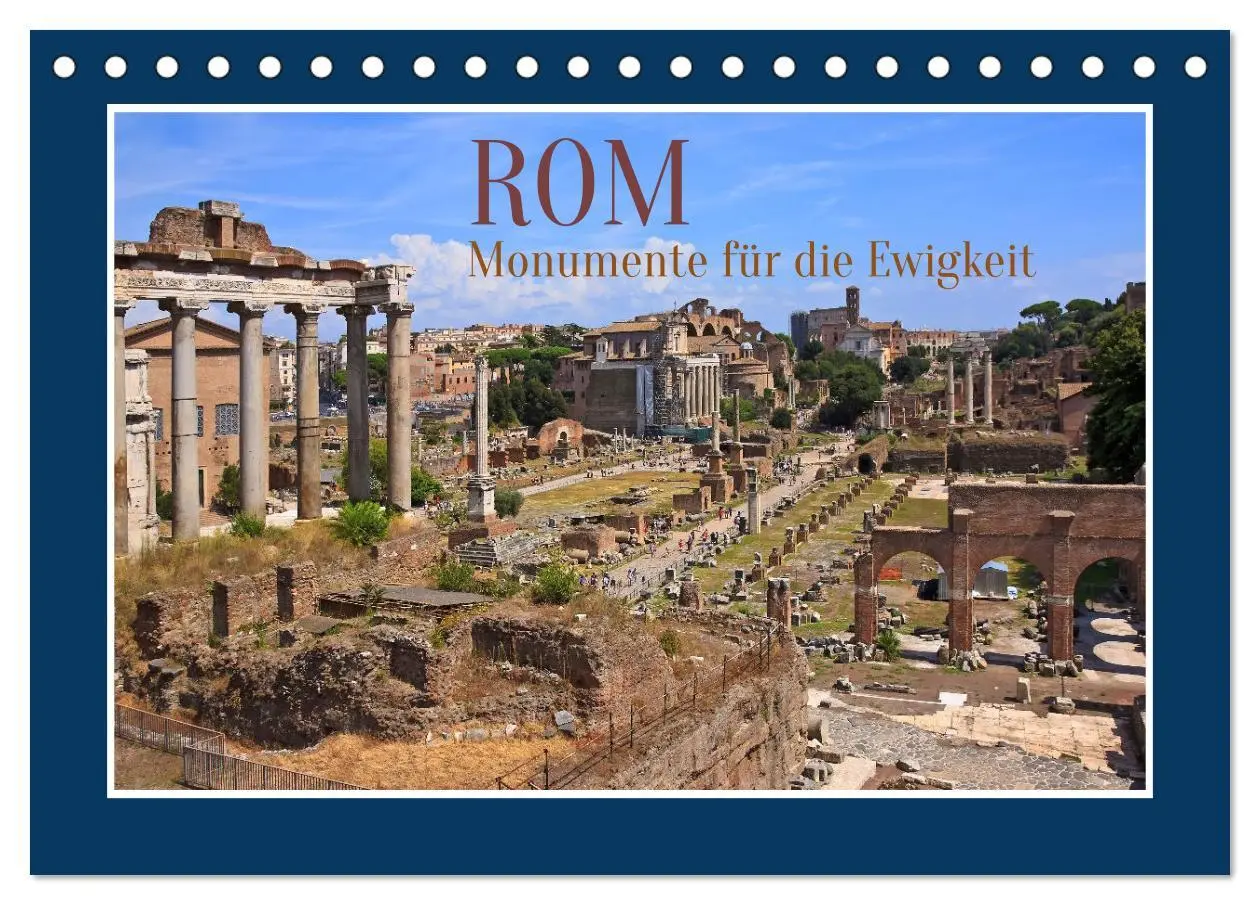Cover: 9783457913611 | Rom - Monumente für die Ewigkeit (Tischkalender 2026 DIN A5 quer),...