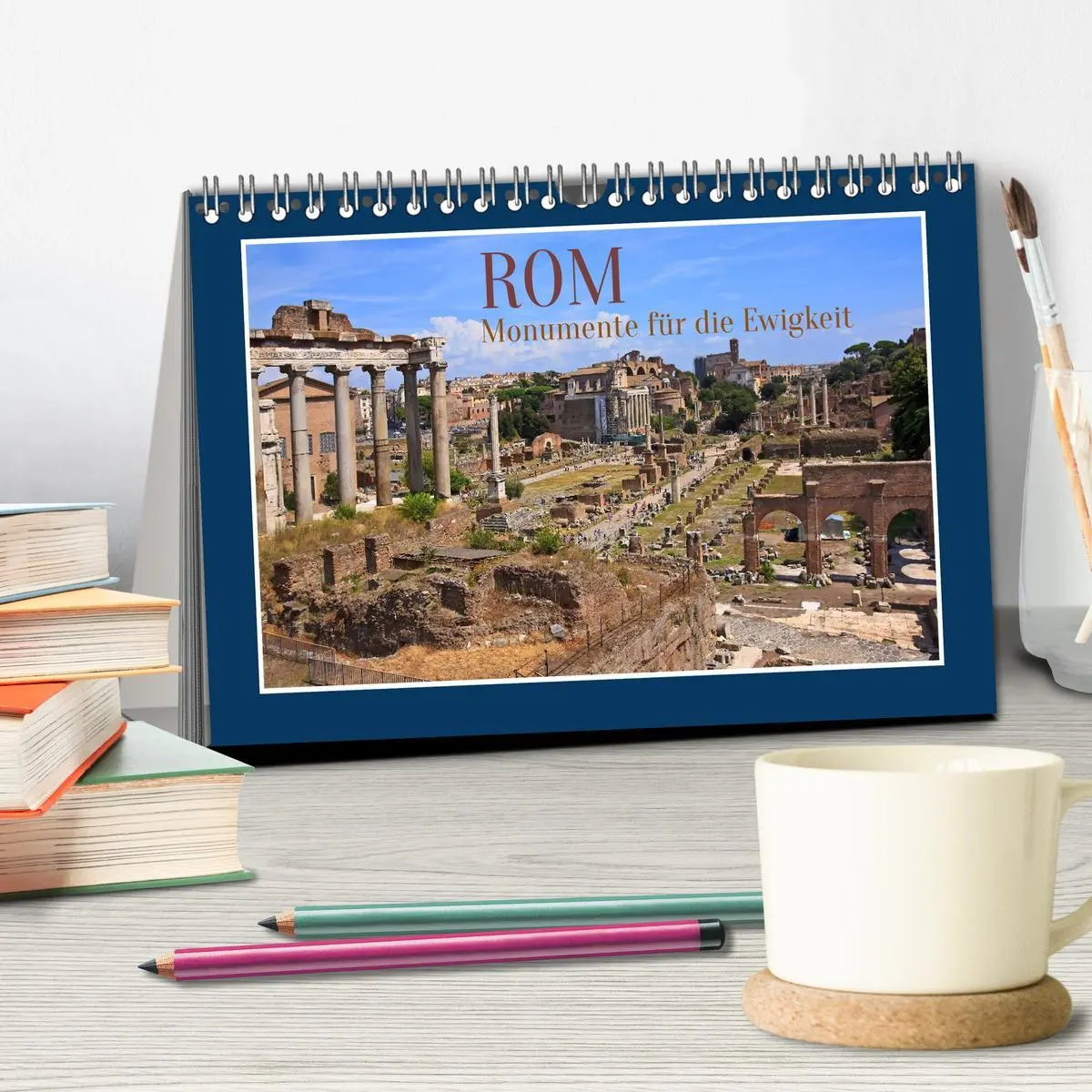 Bild: 9783457913611 | Rom - Monumente für die Ewigkeit (Tischkalender 2026 DIN A5 quer),...