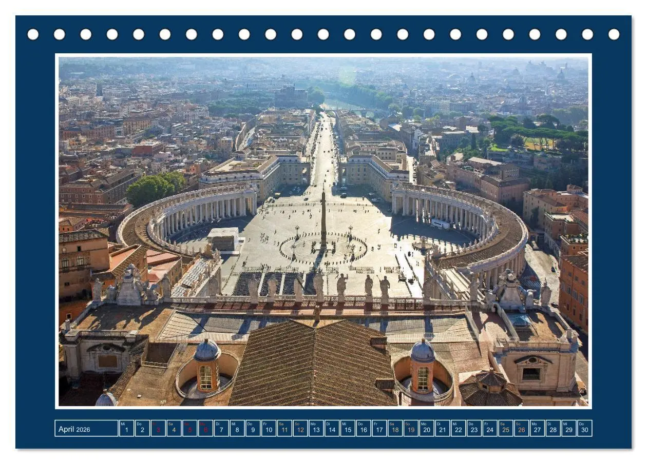 Bild: 9783457913611 | Rom - Monumente für die Ewigkeit (Tischkalender 2026 DIN A5 quer),...
