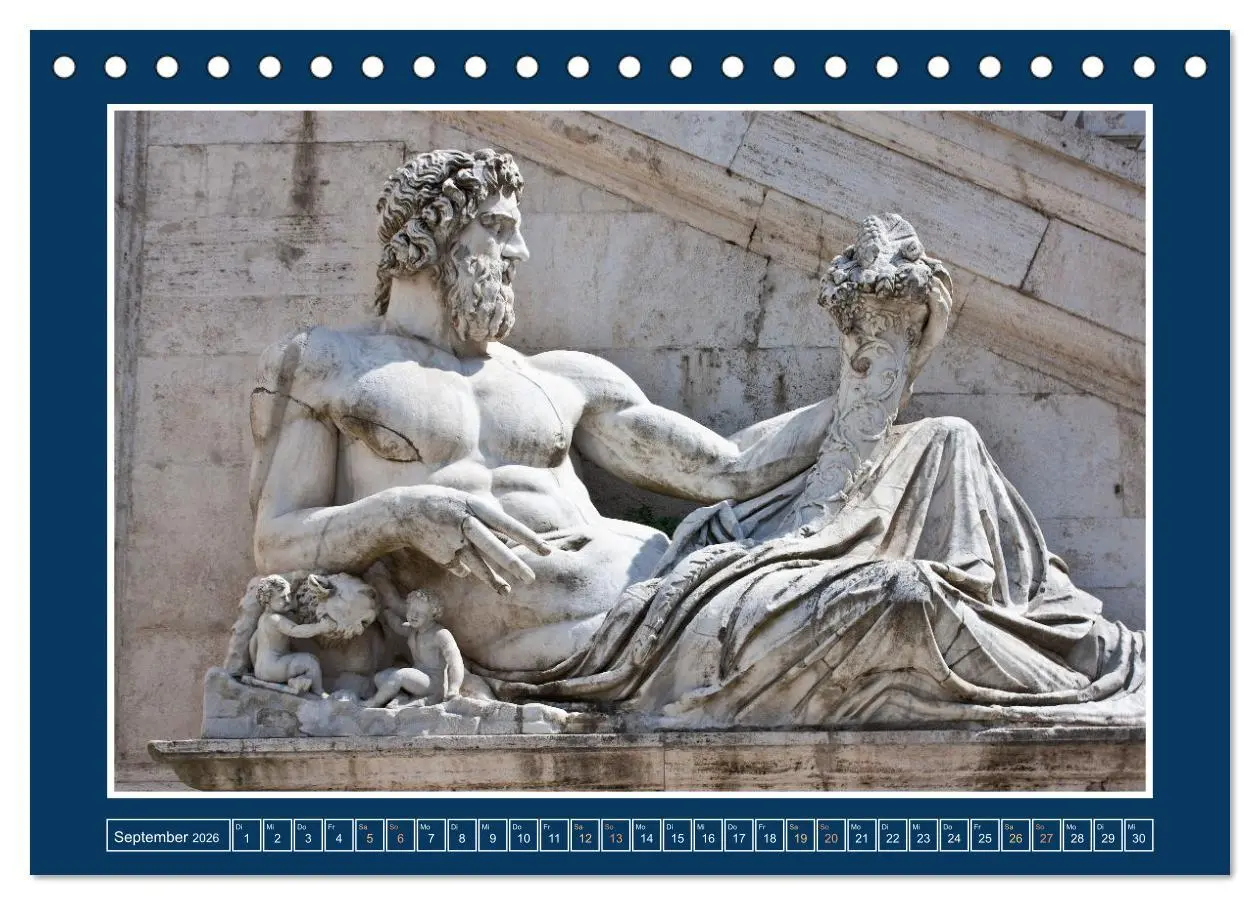 Bild: 9783457913611 | Rom - Monumente für die Ewigkeit (Tischkalender 2026 DIN A5 quer),...