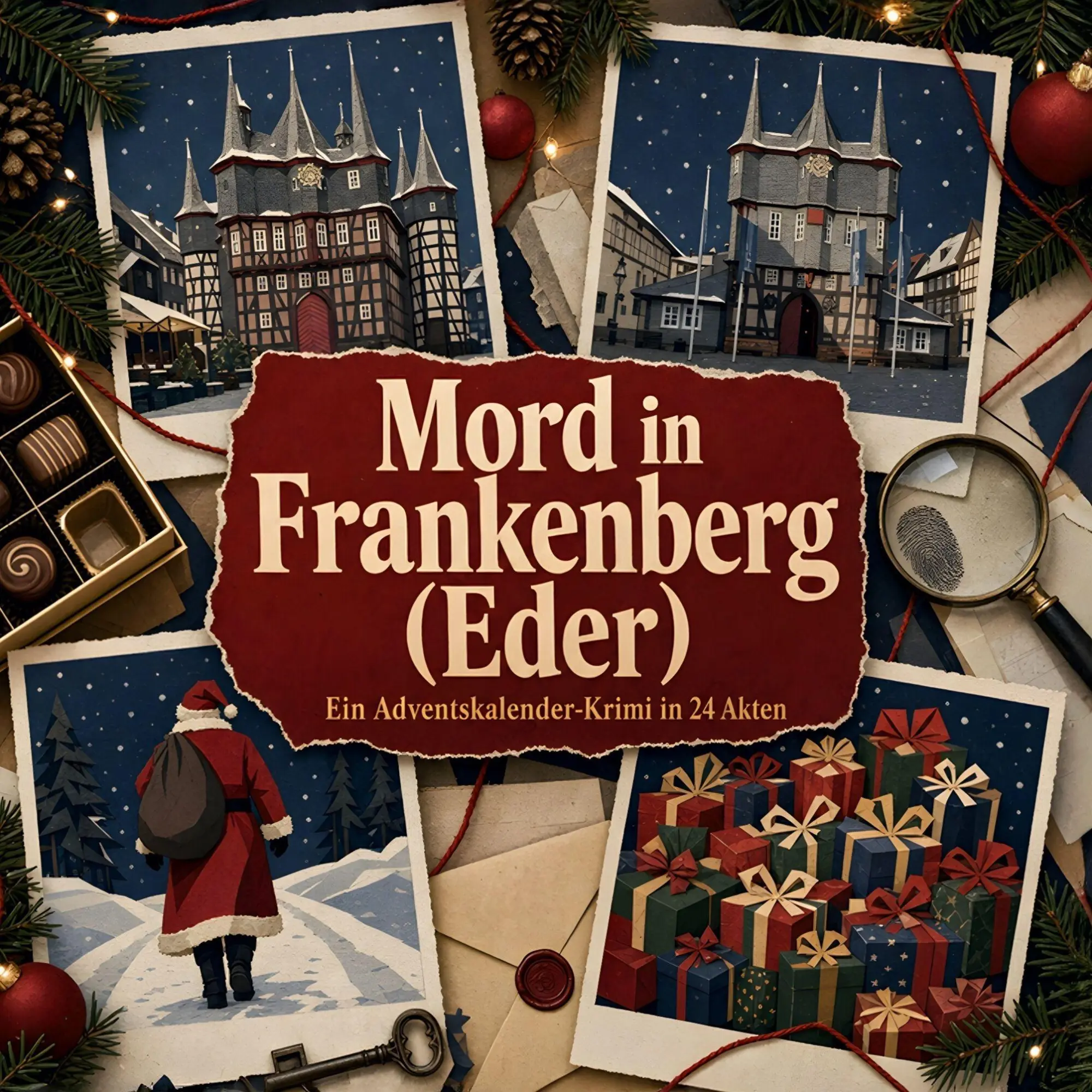 Cover: 9783696123611 | Mord in Frankenberg (Eder) | Ein Adventskalender-Krimi in 24 Akten
