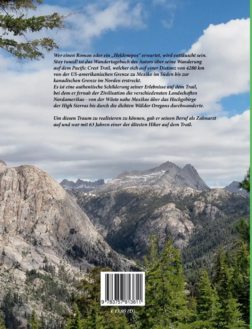 Rückseite: 9783757813611 | Stay Tuned! | Dr. Cola und der Pacific Crest Trail | Jörg Ehrhardt