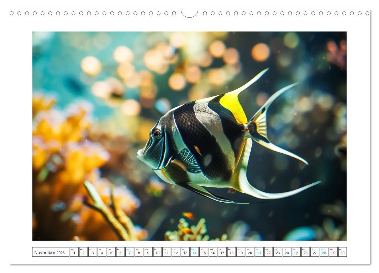 Bild: 9783457453711 | Exotische Fische (Wandkalender 2026 DIN A3 quer), CALVENDO...