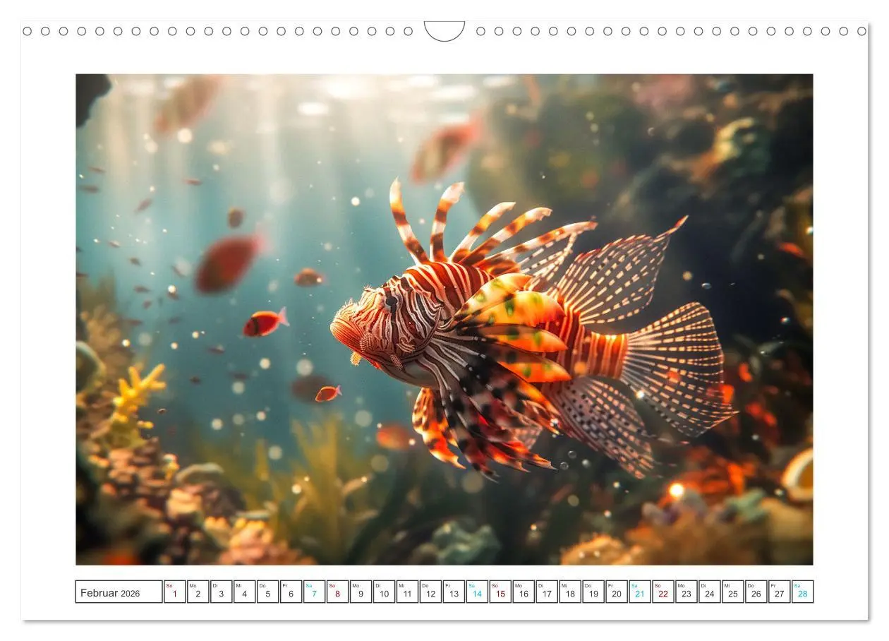 Bild: 9783457453711 | Exotische Fische (Wandkalender 2026 DIN A3 quer), CALVENDO...