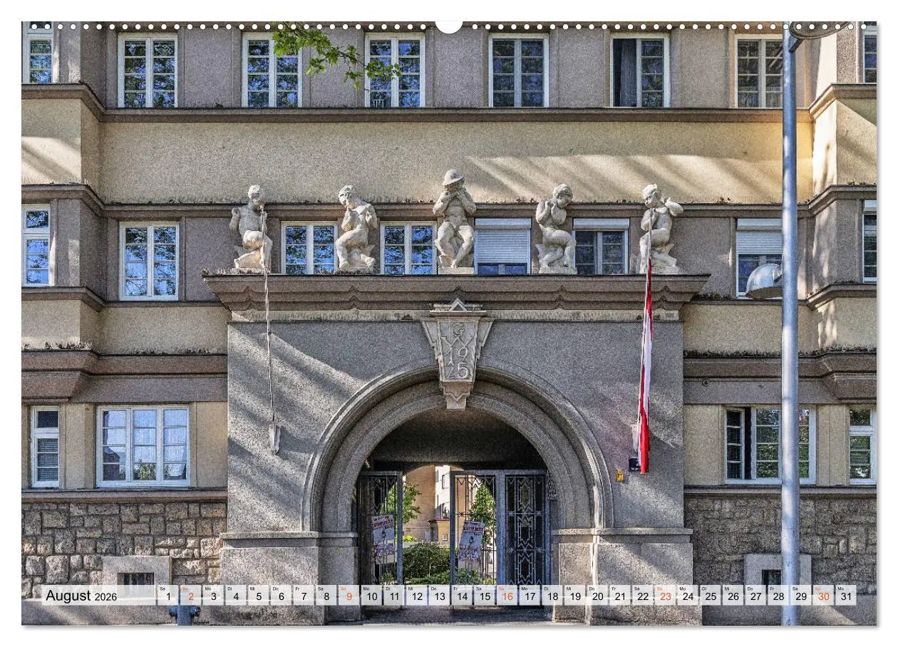 Bild: 9783457693711 | Baukunst des Roten Wien (hochwertiger Premium Wandkalender 2026 DIN...