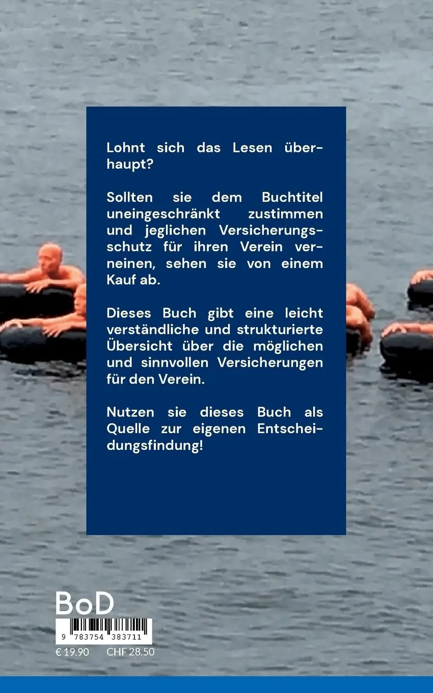 Rückseite: 9783754383711 | Brauchen wir nicht!! | Versicherungsschutz für Vereine | Grosjean