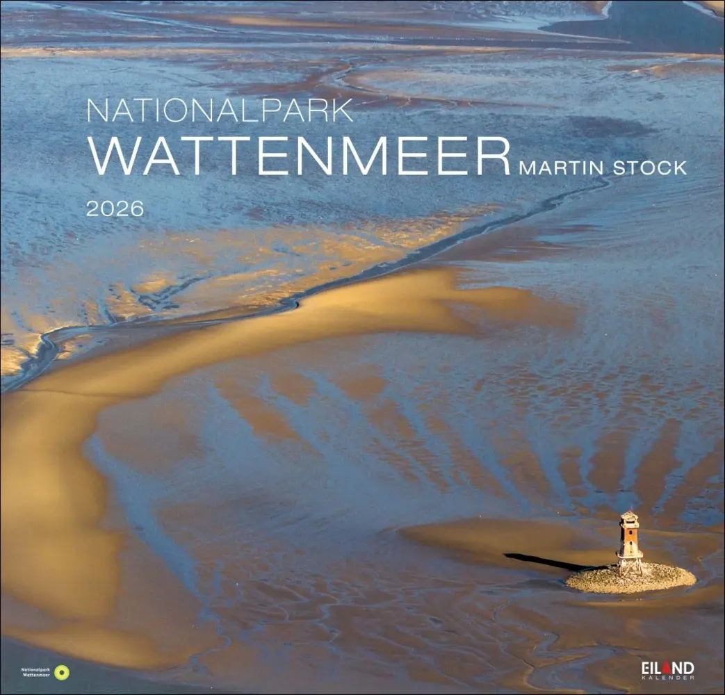 Cover: 9783964023711 | Nationalpark Wattenmeer Edition Kalender 2026 - Martin Stock | Stock