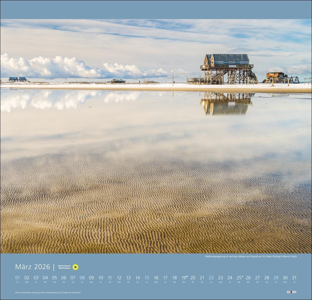 Bild: 9783964023711 | Nationalpark Wattenmeer Edition Kalender 2026 - Martin Stock | Stock