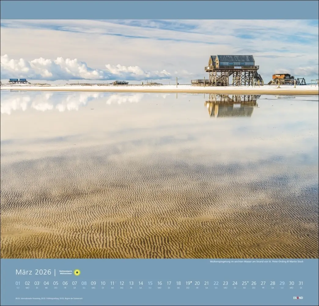 Bild: 9783964023711 | Nationalpark Wattenmeer Edition Kalender 2026 - Martin Stock | Stock