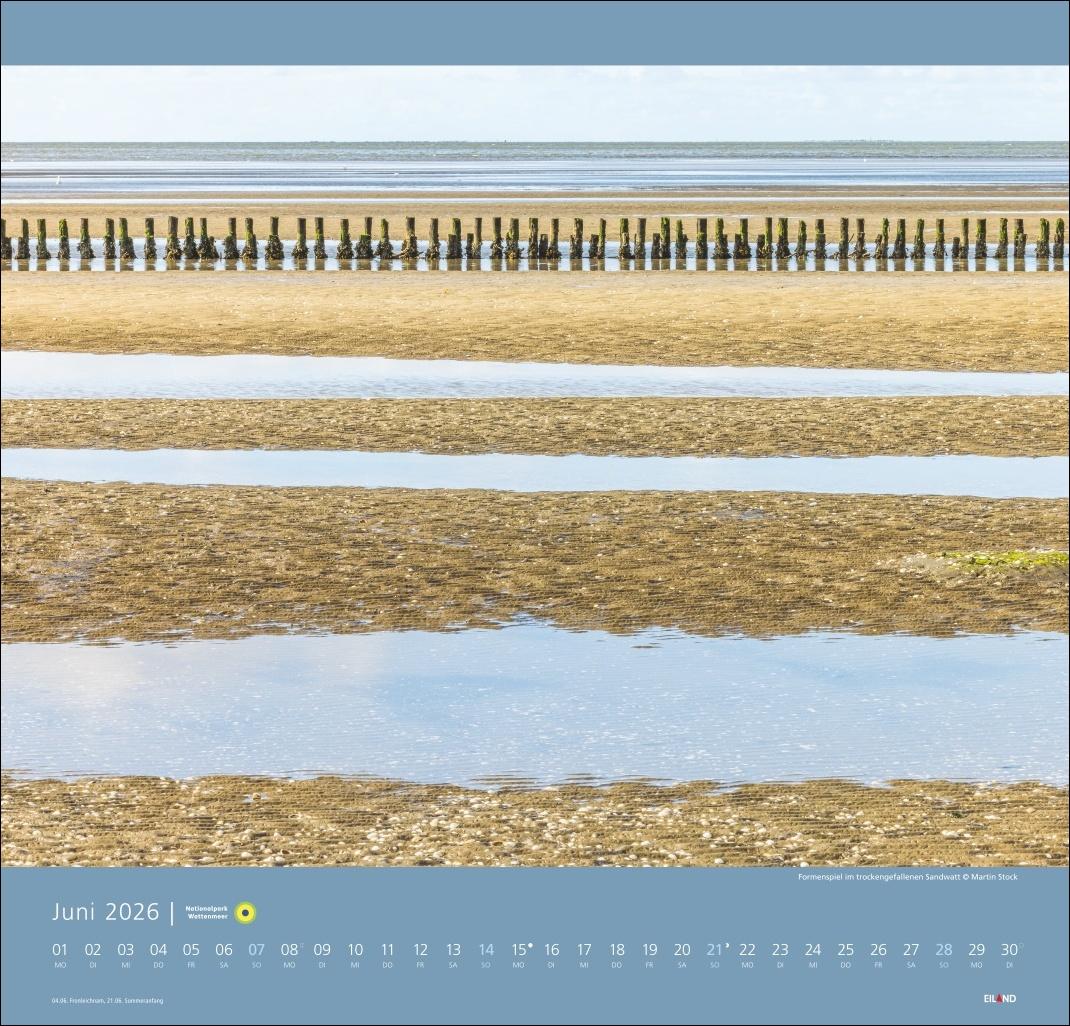 Bild: 9783964023711 | Nationalpark Wattenmeer Edition Kalender 2026 - Martin Stock | Stock