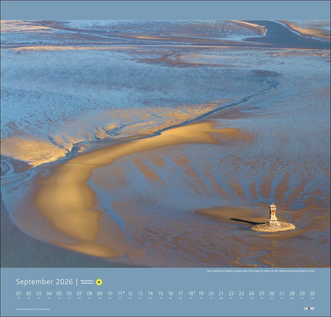 Bild: 9783964023711 | Nationalpark Wattenmeer Edition Kalender 2026 - Martin Stock | Stock
