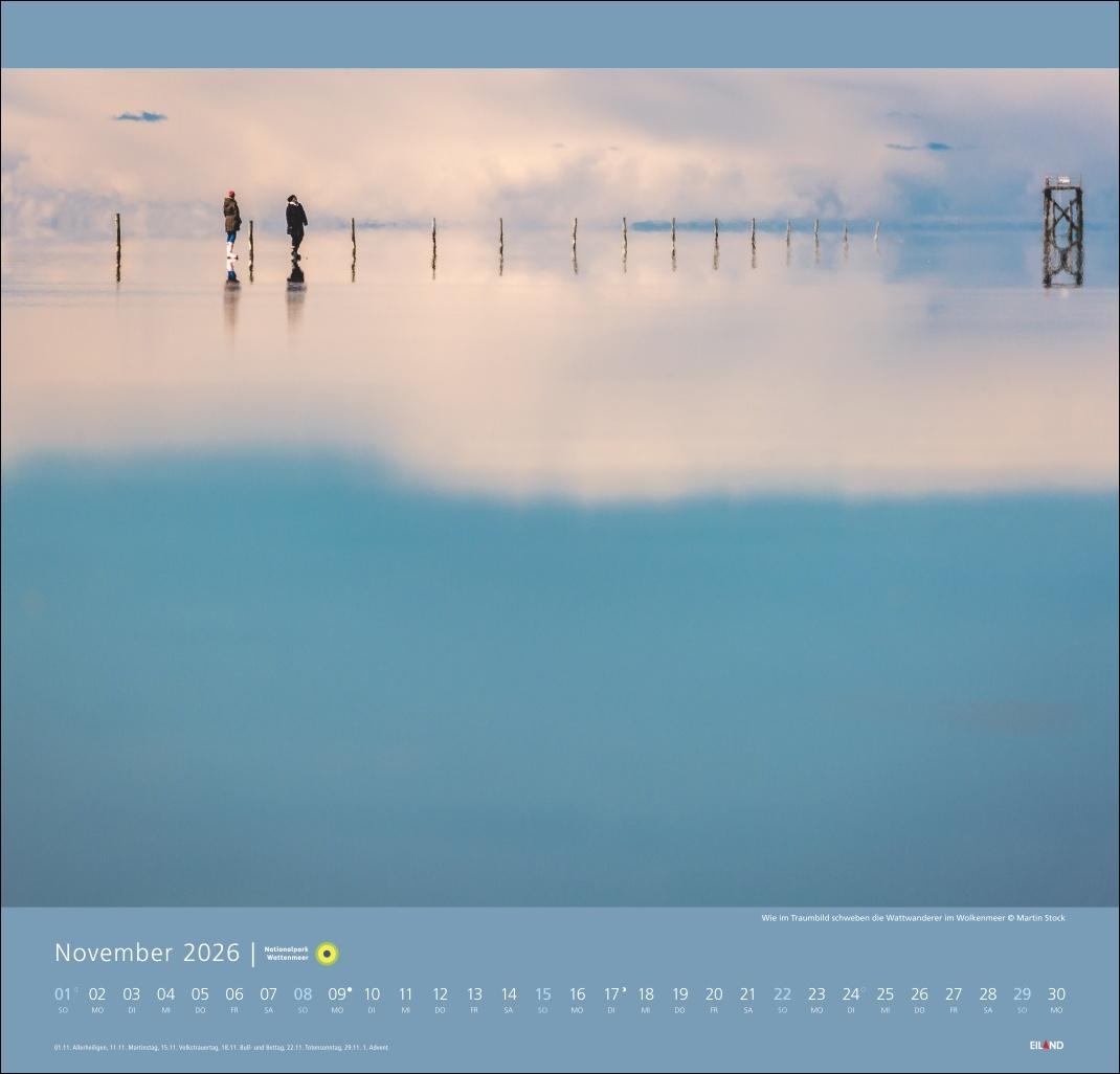 Bild: 9783964023711 | Nationalpark Wattenmeer Edition Kalender 2026 - Martin Stock | Stock