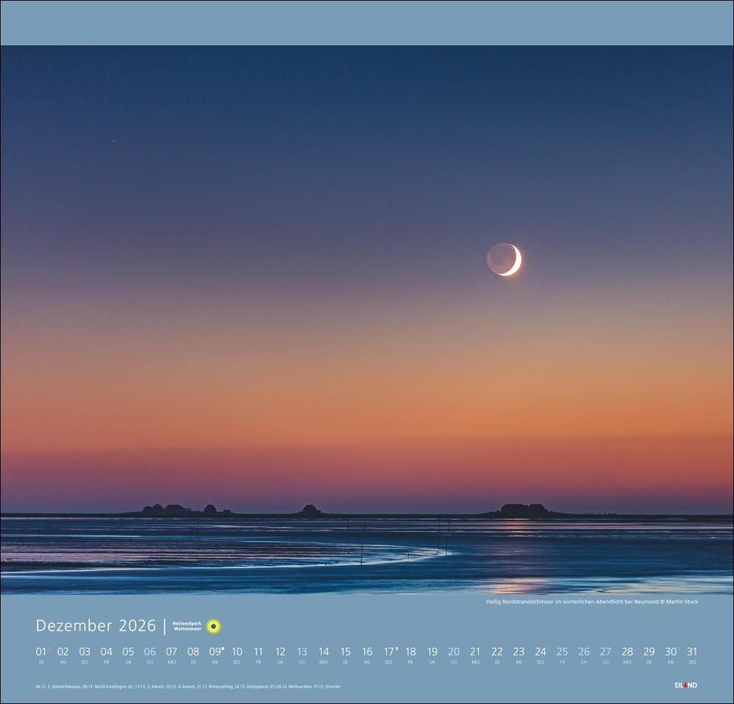 Bild: 9783964023711 | Nationalpark Wattenmeer Edition Kalender 2026 - Martin Stock | Stock