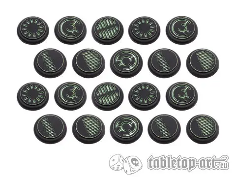 Cover: 704270723811 | Crystal Tech Bases BLANK - 30mm Round Lip DEAL (20) | Tabletop-Art
