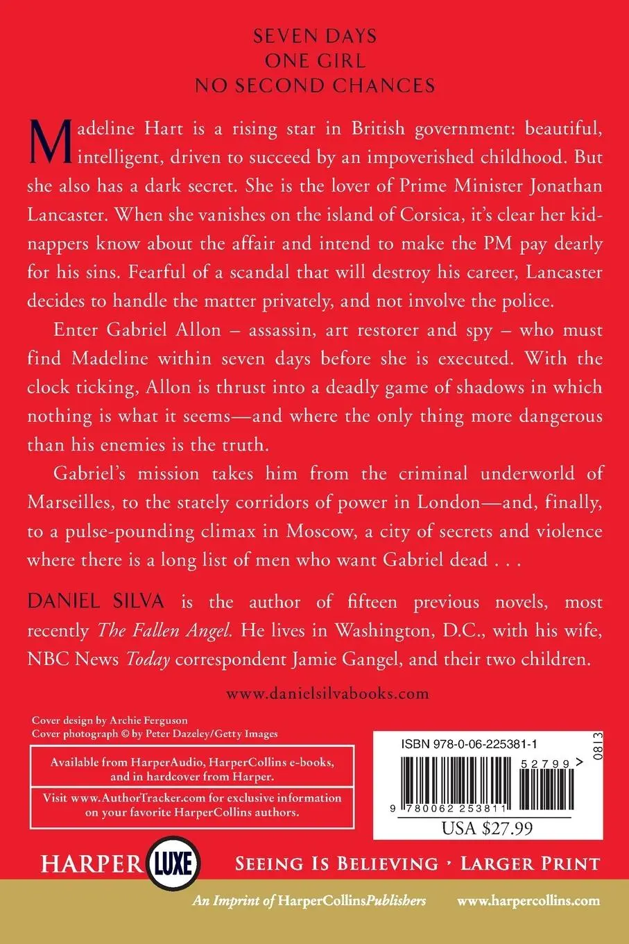Rückseite: 9780062253811 | English Girl LP, The | Daniel Silva | Taschenbuch | Englisch | 2023