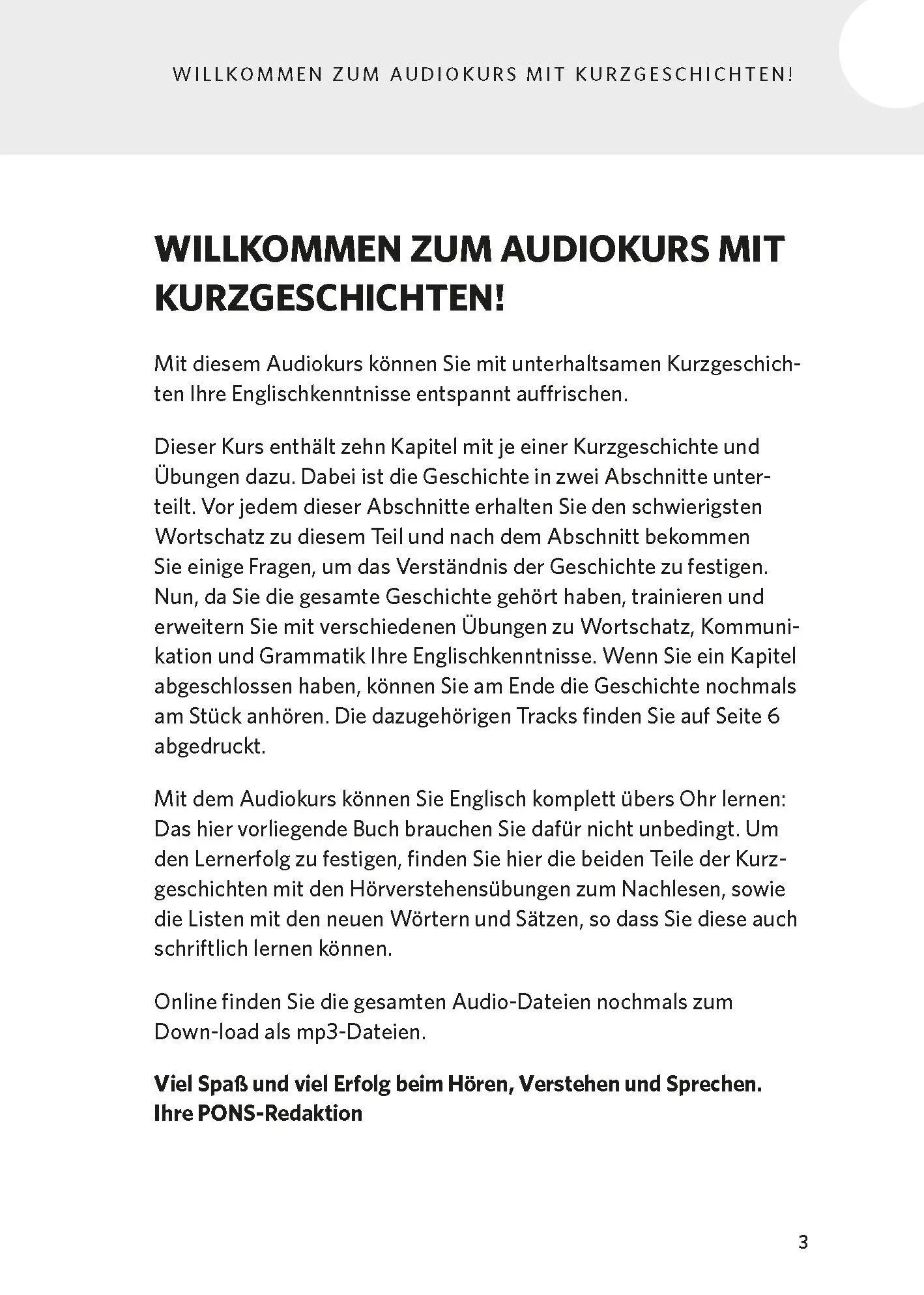 Bild: 9783125623811 | PONS Englisch lernen mit Kurzgeschichten | Audio-CD | 378 S. | Deutsch