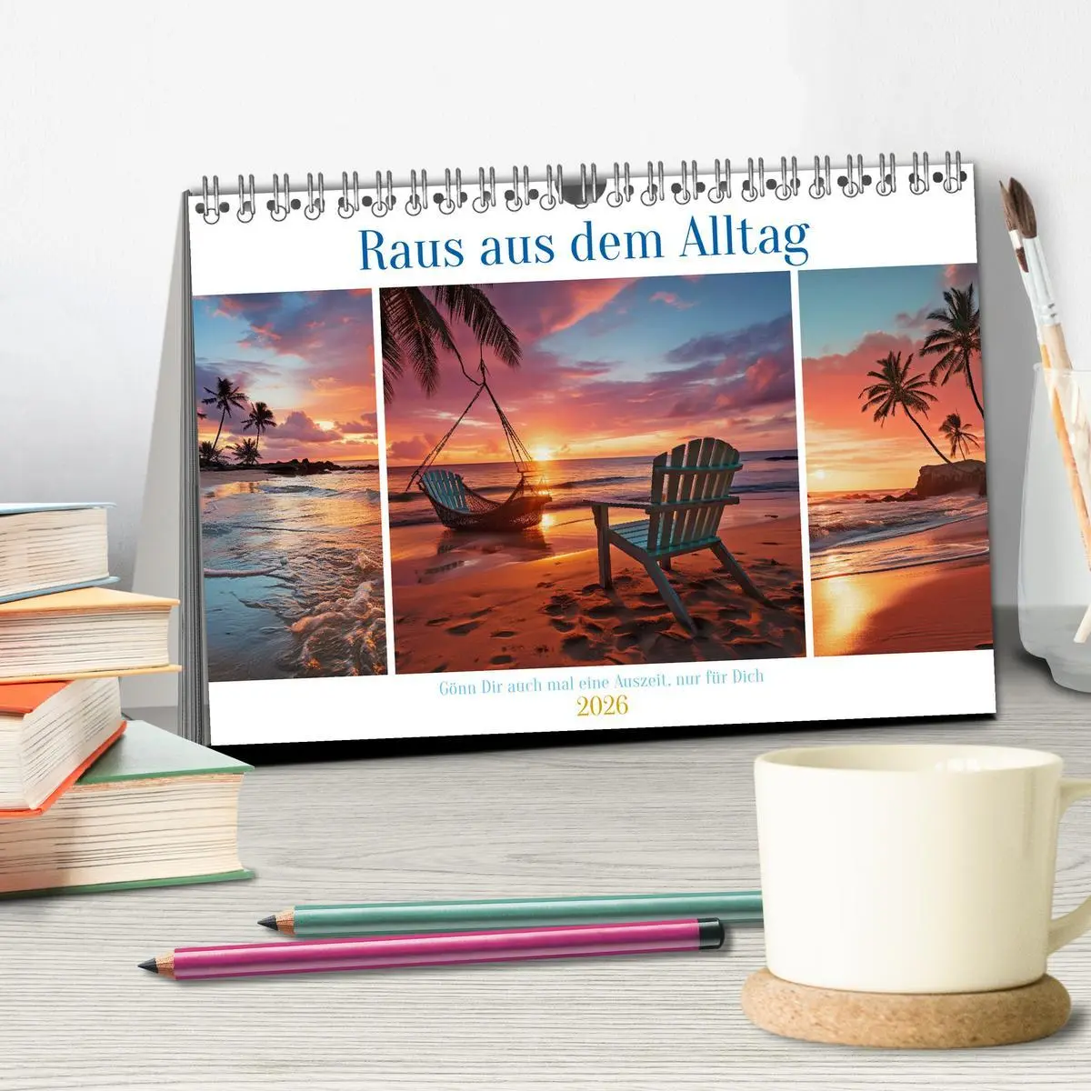Bild: 9783457513811 | Raus aus dem Alltag (Tischkalender 2026 DIN A5 quer), CALVENDO...