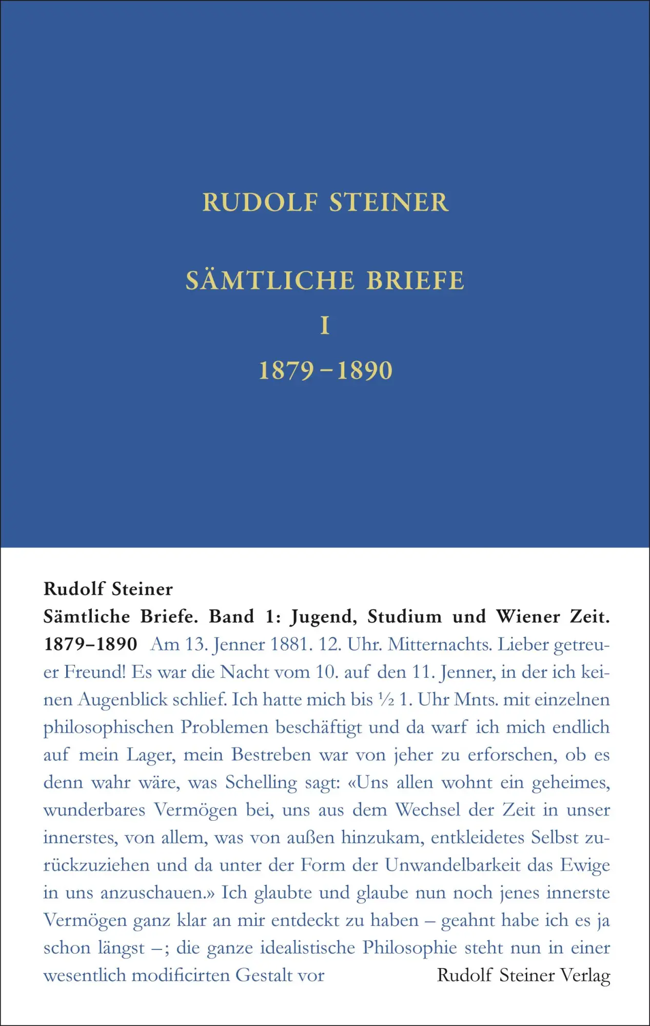 Cover: 9783727403811 | Sämtliche Briefe | Rudolf Steiner | Buch | 495 S. | Deutsch | 2021