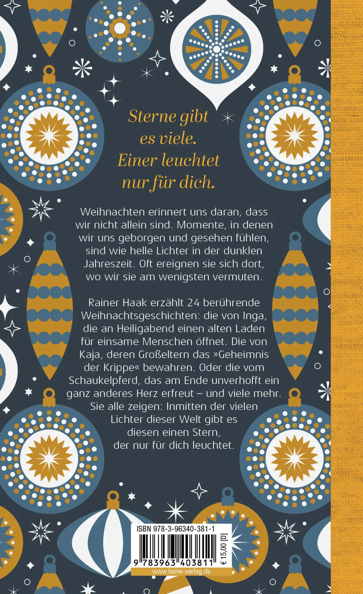 Bild: 9783963403811 | Hell leuchtet der Stern | 24 Weihnachtsgeschichten | Rainer Haak