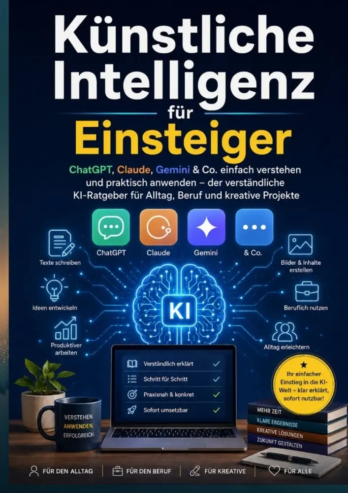 Cover: 9789403903811 | Künstliche Intelligenz für Einsteiger: ChatGPT, Claude, Gemini &amp;...
